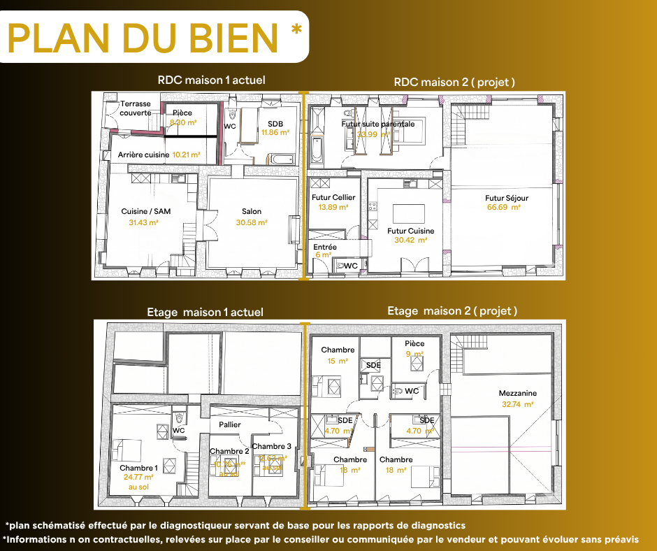 ROUFFIAC Ensemble immobilier 2 maisons charentaise + parc arboré + GARANTIE PROTEC+ 12 MOIS INCLUS ! 18