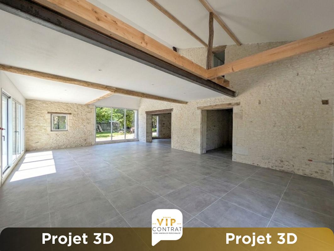 ROUFFIAC Ensemble immobilier 2 maisons charentaise + parc arboré + GARANTIE PROTEC+ 12 MOIS INCLUS ! 8