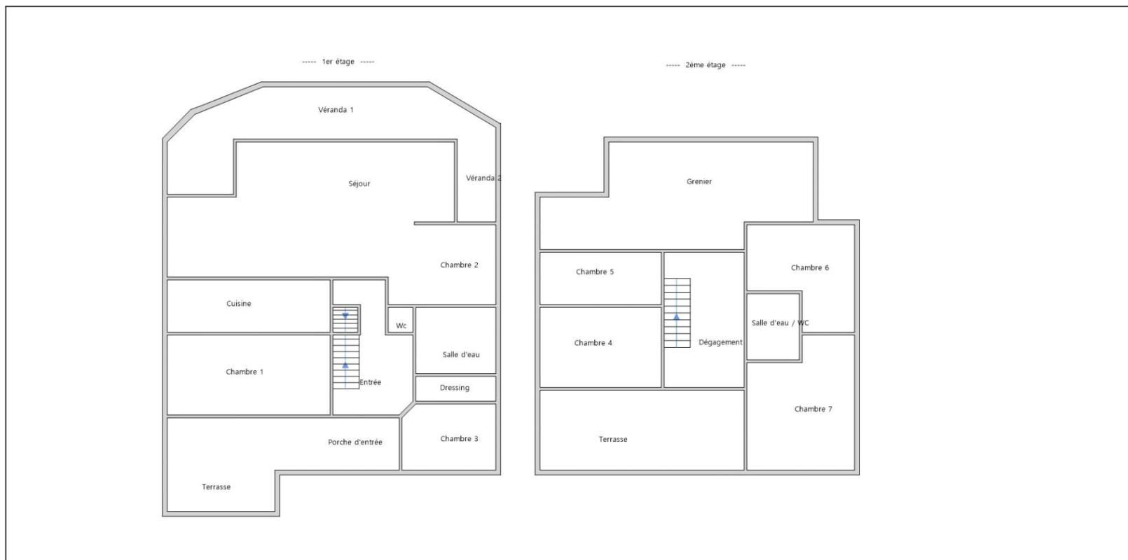LES PENNES-MIRABEAU Maison 9 pièces de 276m² avec deux appartements sur une parcelle de 1434m² divisible 3