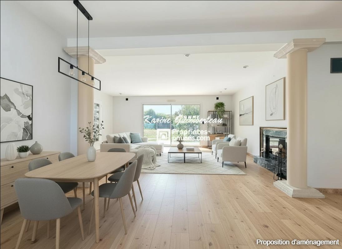 COUTRAS Coutras : Maison + studio + jardin arboré + garage 2