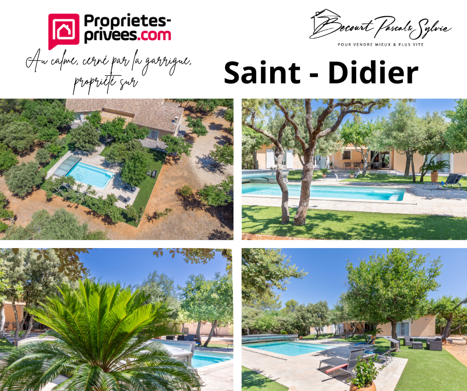 SAINT-DIDIER Maison plain-pied 178 m² ? Environnement calme ? Saint-Didier 18