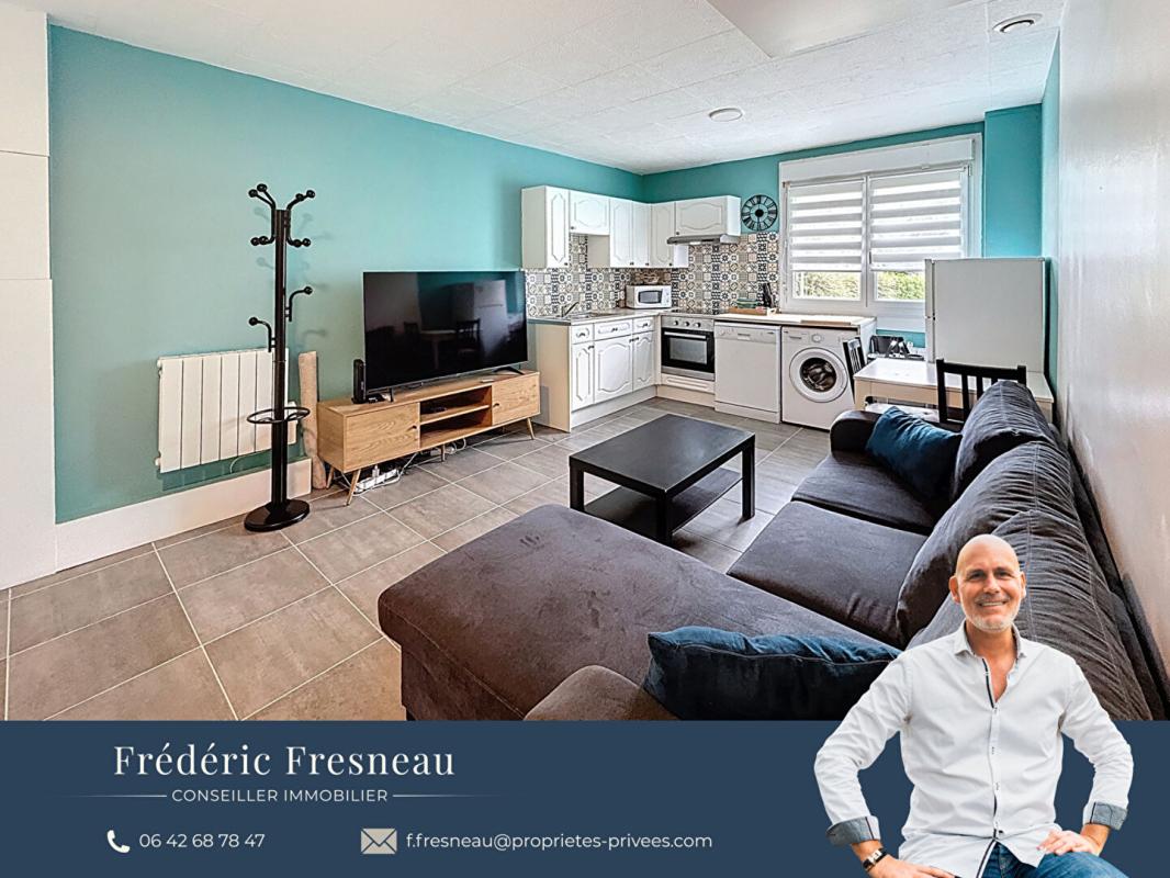 VANNES Appartement T2 de 38 m2, vendu meublé. Vannes Albert 1er Kercado 1