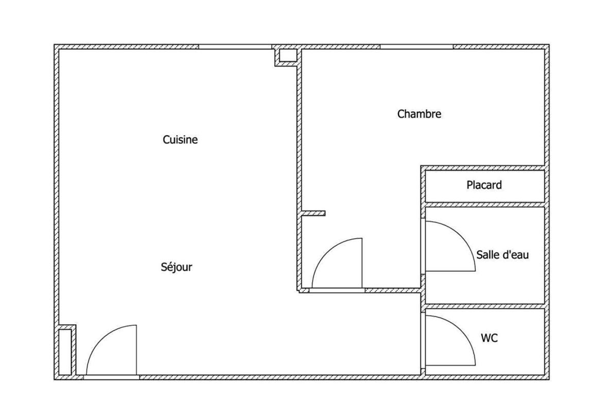 VANNES Appartement T2 de 38 m2, vendu meublé. Vannes Albert 1er Kercado 10