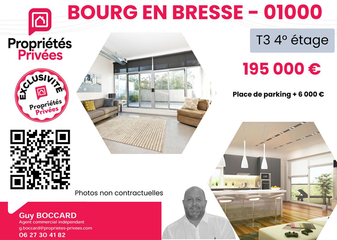 BOURG-EN-BRESSE Appartement  3 pièce(s) 58.61 m2 1