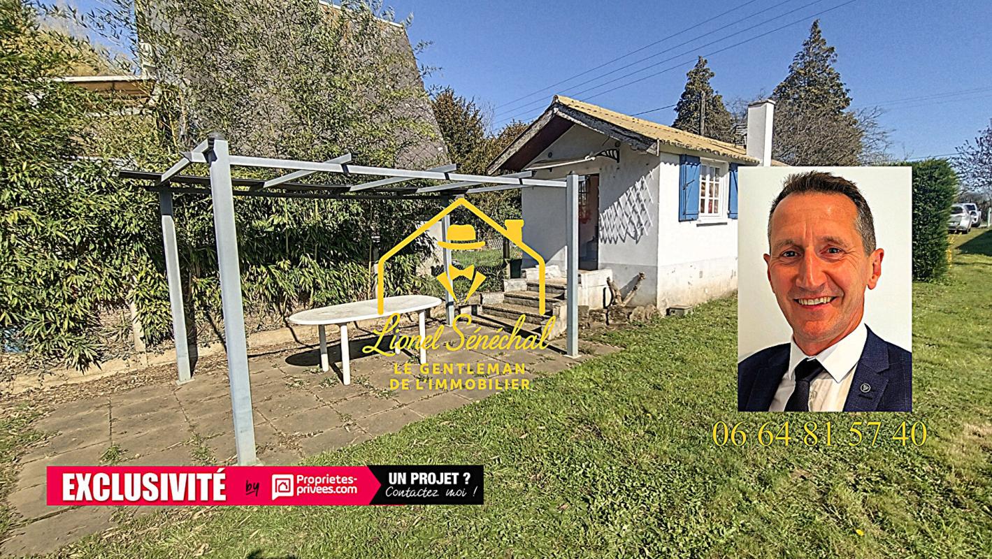 NEUVILLE-SUR-SARTHE Terrain de loisirs de plus de 500 m2 + un chalet de loisirs en dur de 24 m2  avec un accès direct à la rivière 1