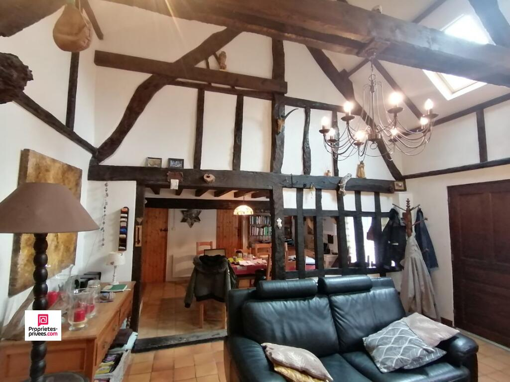 RANES RANES (61) Longère Normande à colombages ( vendue entièrement meublée et équipée), 135 m2 environ, 6 pièces, 3 (possible 4) chambres, PRIX  241 500 , honoraires 5% inclus à la charge de l'acquéreur soit 230 000 hors honoraires 6