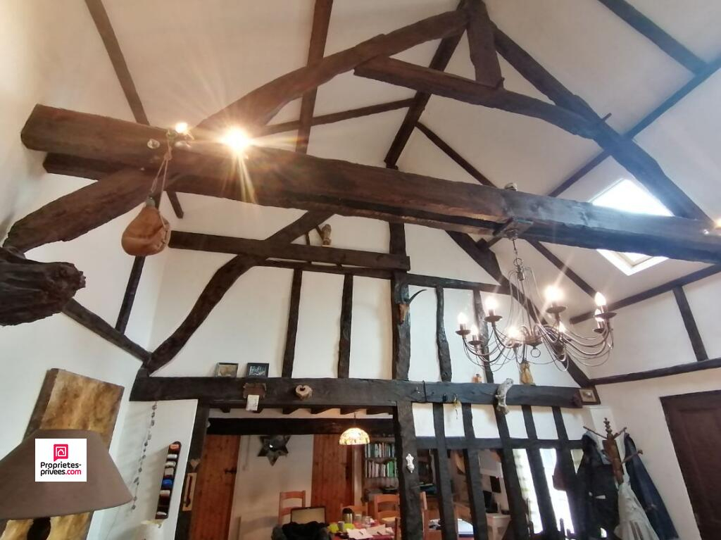 RANES RANES (61) Longère Normande à colombages ( vendue entièrement meublée et équipée), 135 m2 environ, 6 pièces, 3 (possible 4) chambres, PRIX  241 500 , honoraires 5% inclus à la charge de l'acquéreur soit 230 000 hors honoraires 7