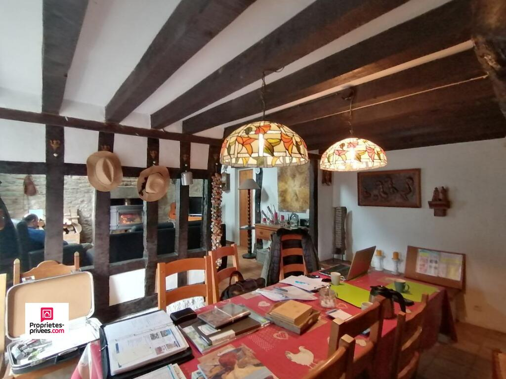 RANES RANES (61) Longère Normande à colombages ( vendue entièrement meublée et équipée), 135 m2 environ, 6 pièces, 3 (possible 4) chambres, PRIX  241 500 , honoraires 5% inclus à la charge de l'acquéreur soit 230 000 hors honoraires 8