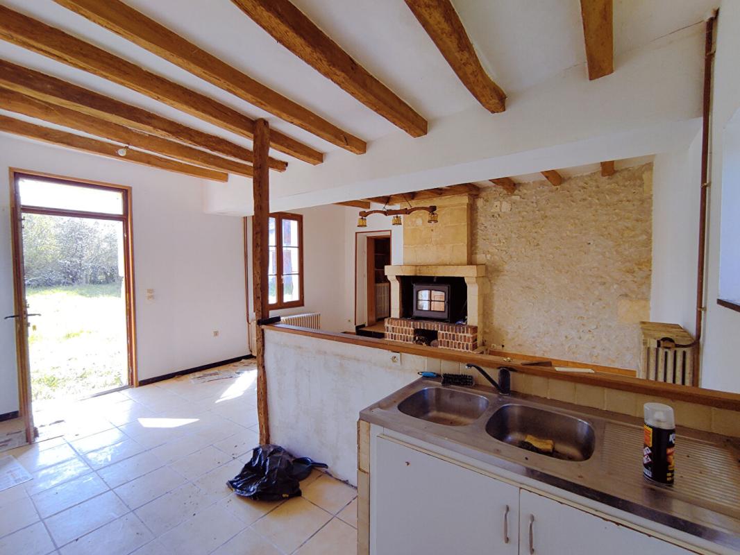CHAUMUSSAY Longère Chaumussay 5 pièce(s) 109 m2 sur 2 Ha 9