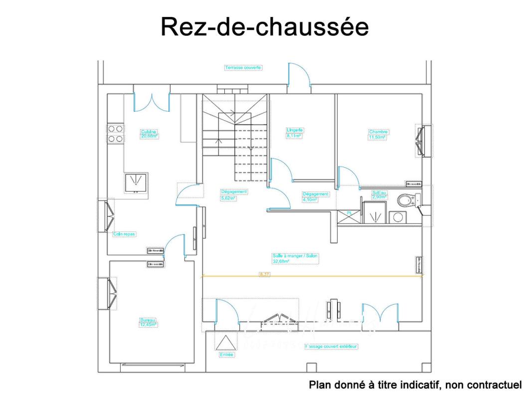ALES Alès centre : Maison individuelle de 197m² avec 5 chambres et piscine 14