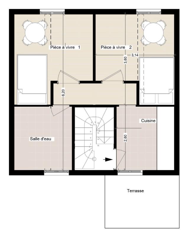 VILLENEUVE-SAINT-GEORGES 94190 - VILLENEUVE- SAINT-GEORGES - 1 Lot 32M2 - Appartements R+1 loué 3