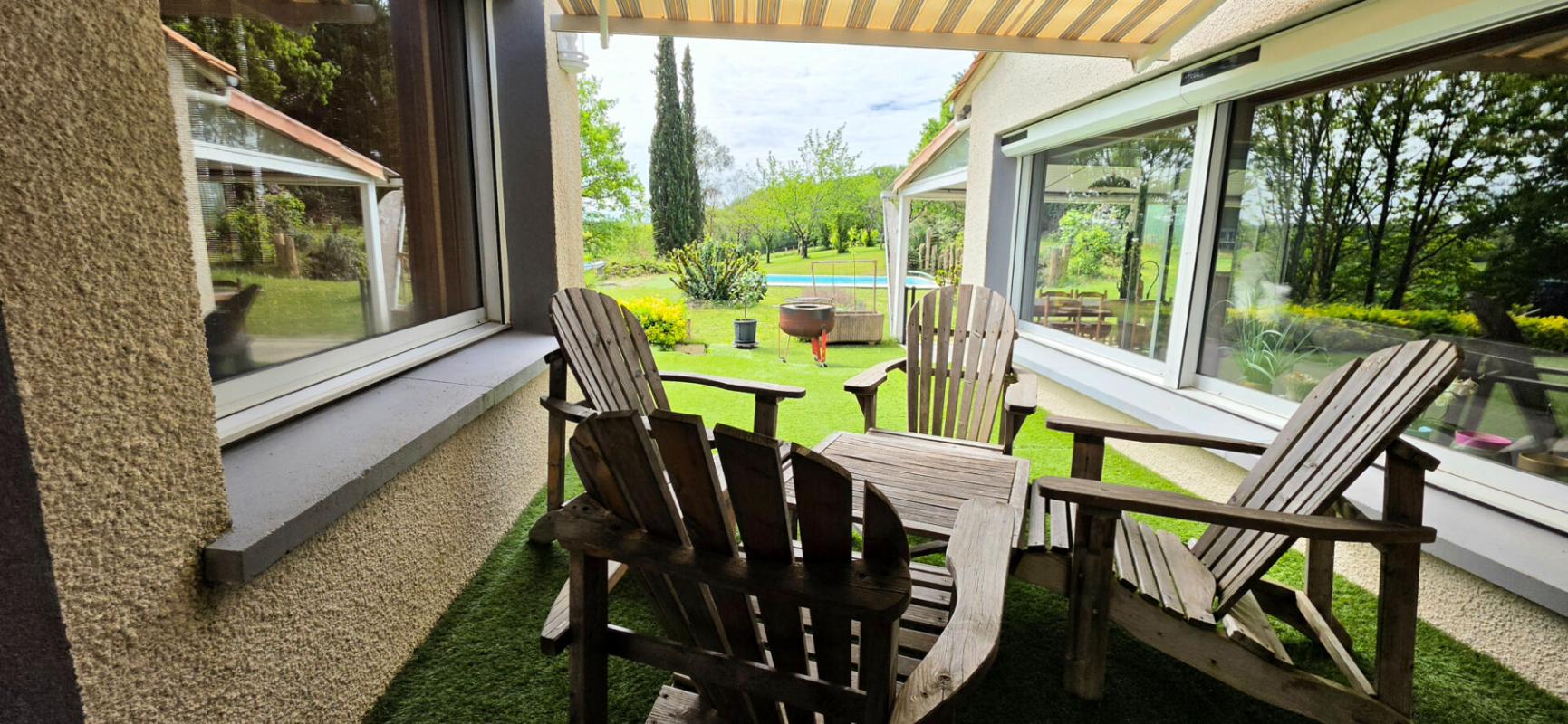 RIBERAC Maison avec sous sol parc et piscine 6