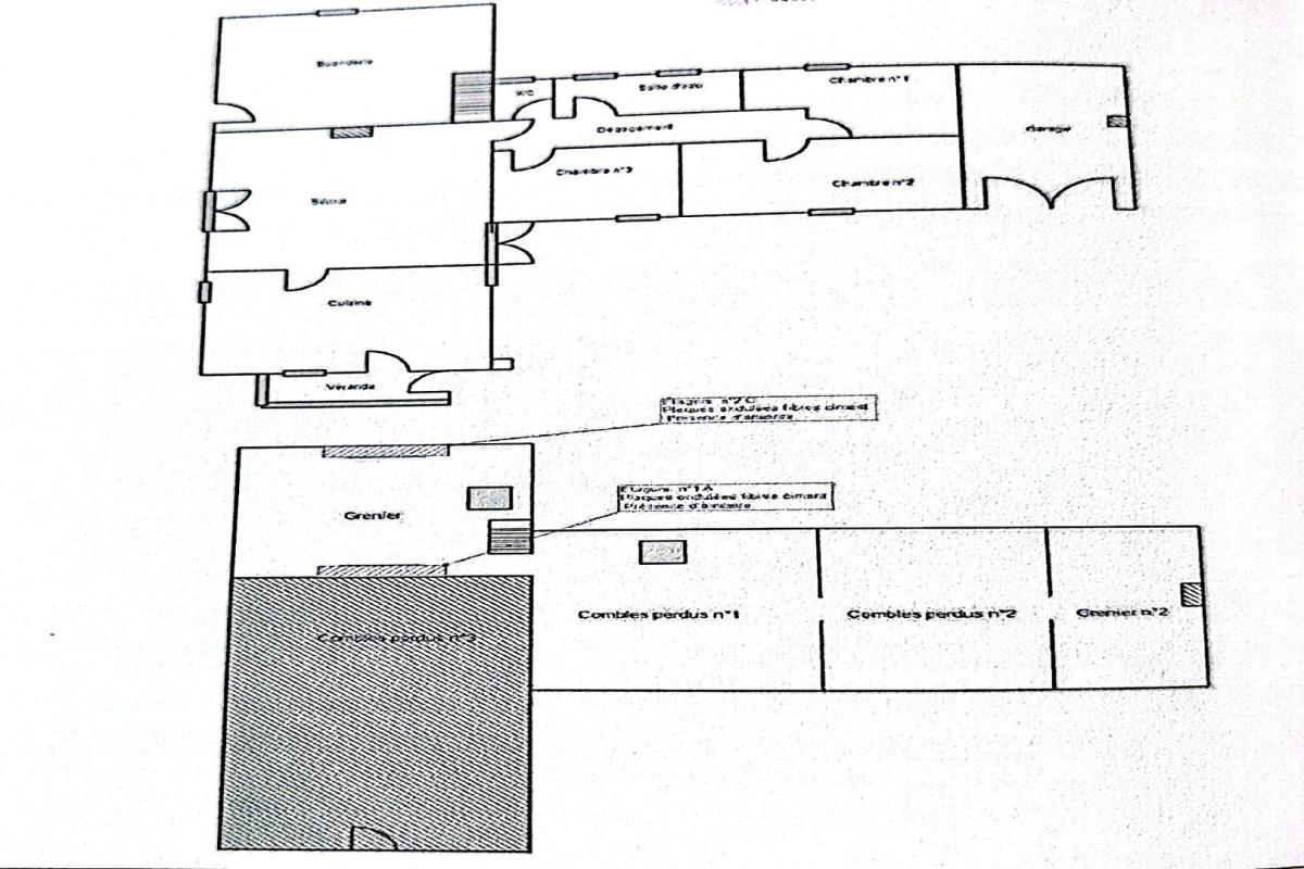 HENON Exclusivité ! Côtes d'Armor 22150 Hénon. Maison de plain-pied, 3 chambres, garages, terrain constructible et divisible 17