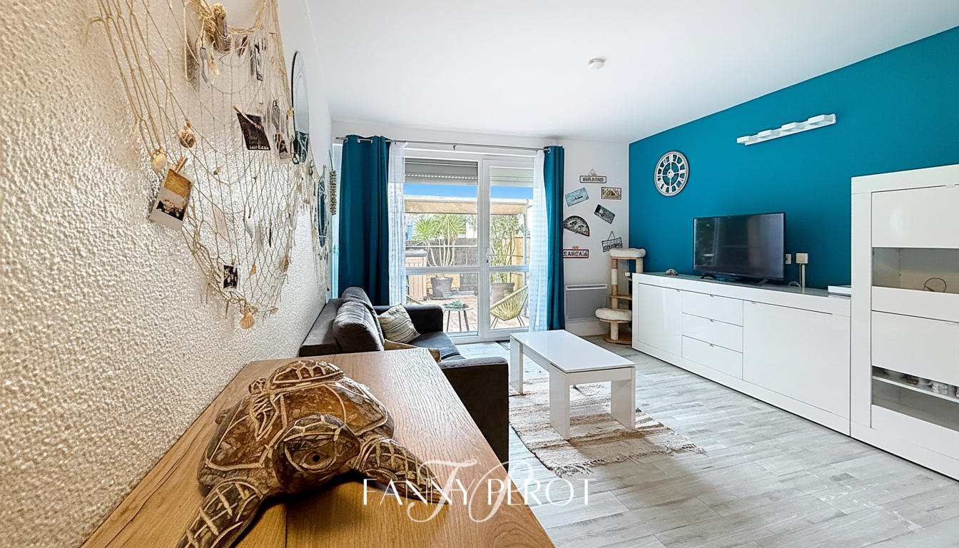 SAINT CYPRIEN PLAGE Un cocon de plain-pied avec terrasse et parking sur le port de St-Cyprien 5