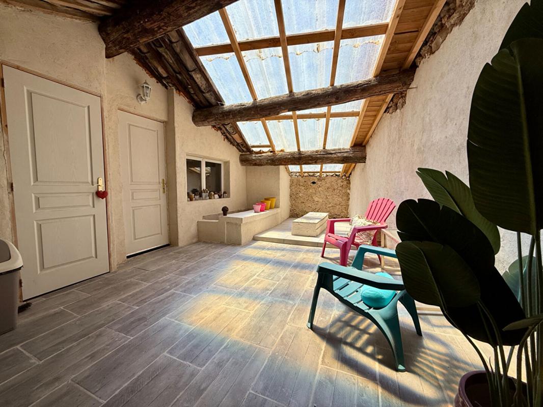 PUISSERGUIER Maison avec appartement, garage et cour à Puisserguier 14