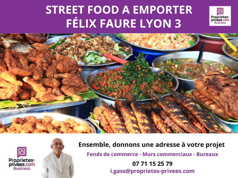 LYON-3E-ARRONDISSEMENT OPPORTUNITE RARE STREET FOOD A EMPORTER AVEC EXTRACTION 3