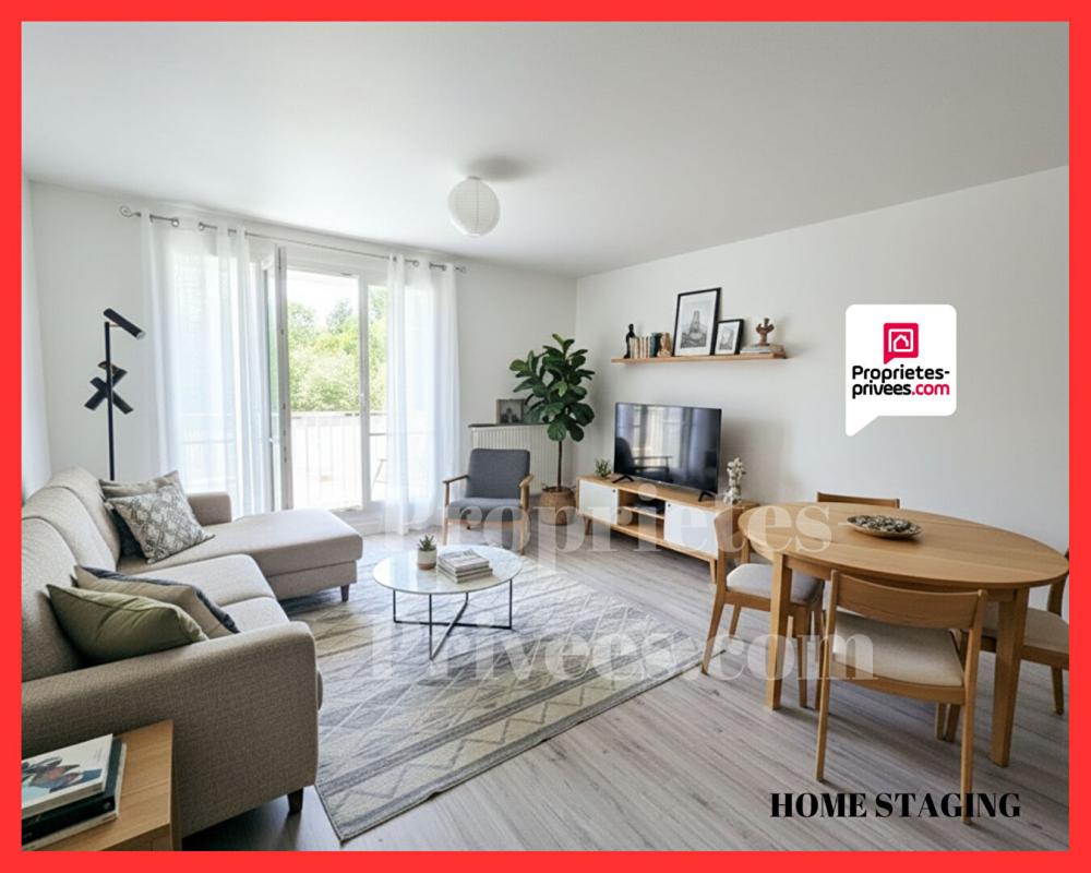 GAGNY 93220 GAGNY - Appartement 3 pièces 60.46 m² - 2 Chambres - Balcon - Parking -Cave- Proche Gare RER E Gagny 2