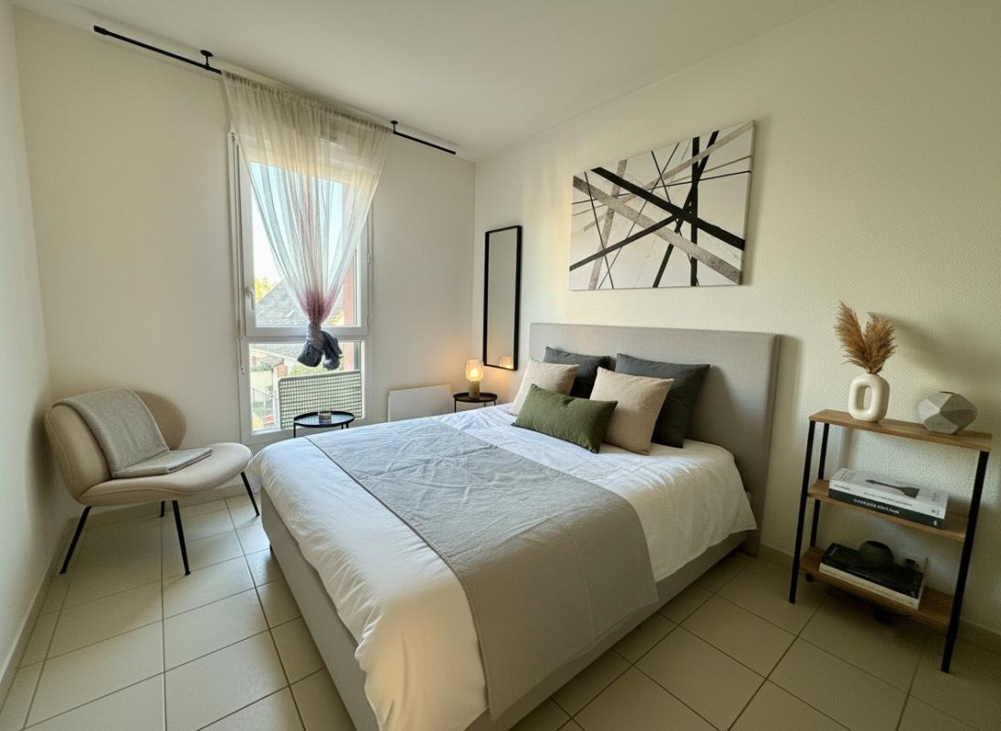 RIS-ORANGIS Deux pièces Ris-Orangis dernier étage parking gare 400 m résidence récente 3