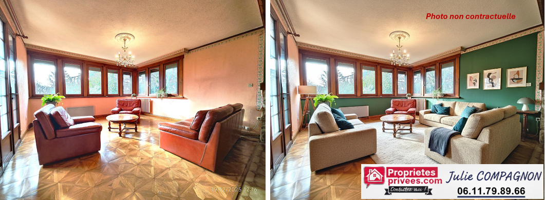 BELLIGNE MAISON 4 CHAMBRES - GARAGE ET  GRAND TERRAIN 9 000 m² env 4