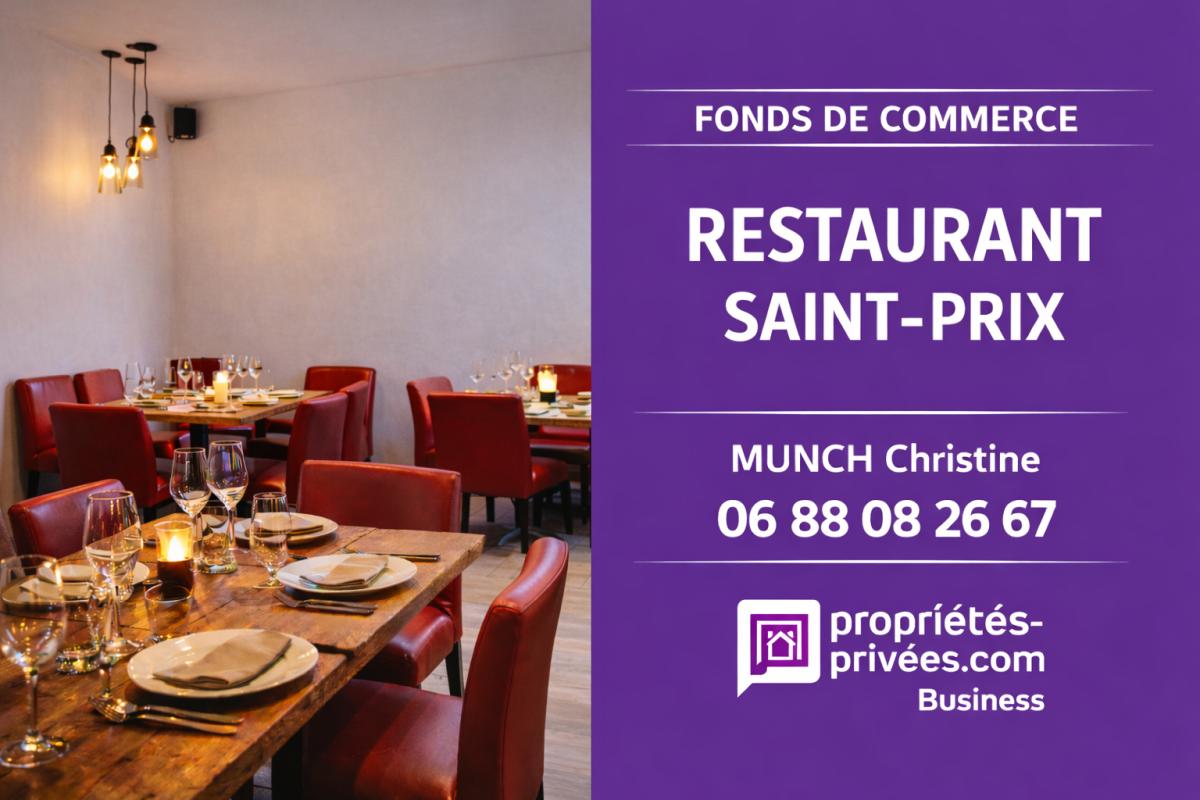 SAINT-PRIX SAINT PRIX - RESTAURANT 84 COUVERTS, TERRASSE - TRES BELLE ACTIVITE 1
