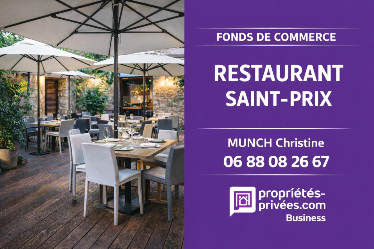 SAINT-PRIX SAINT PRIX - RESTAURANT 84 COUVERTS, TERRASSE - TRES BELLE ACTIVITE 2