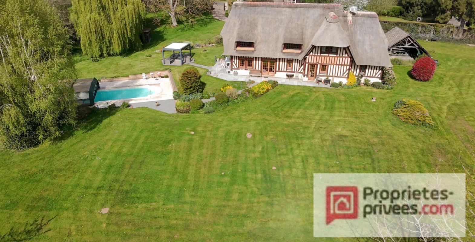 SAINT-MARTIN-AUX-CHARTRAINS À 6 minutes de Deauville  Élégante chaumière normande au Coeur d'un domaine naturel de 3 hectares 3