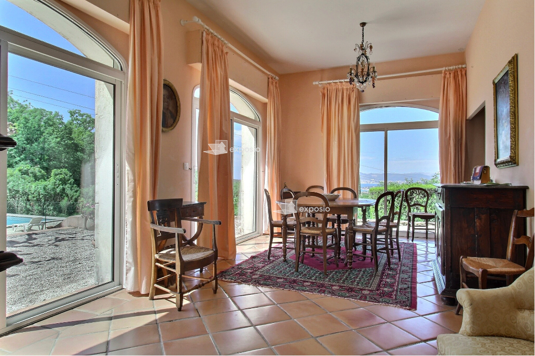 LA CADIERE-D'AZUR Propriété d'exception - Vue panoramique mer vallée de St-Côme 2 800 000  - La Cadière d'Azur 6