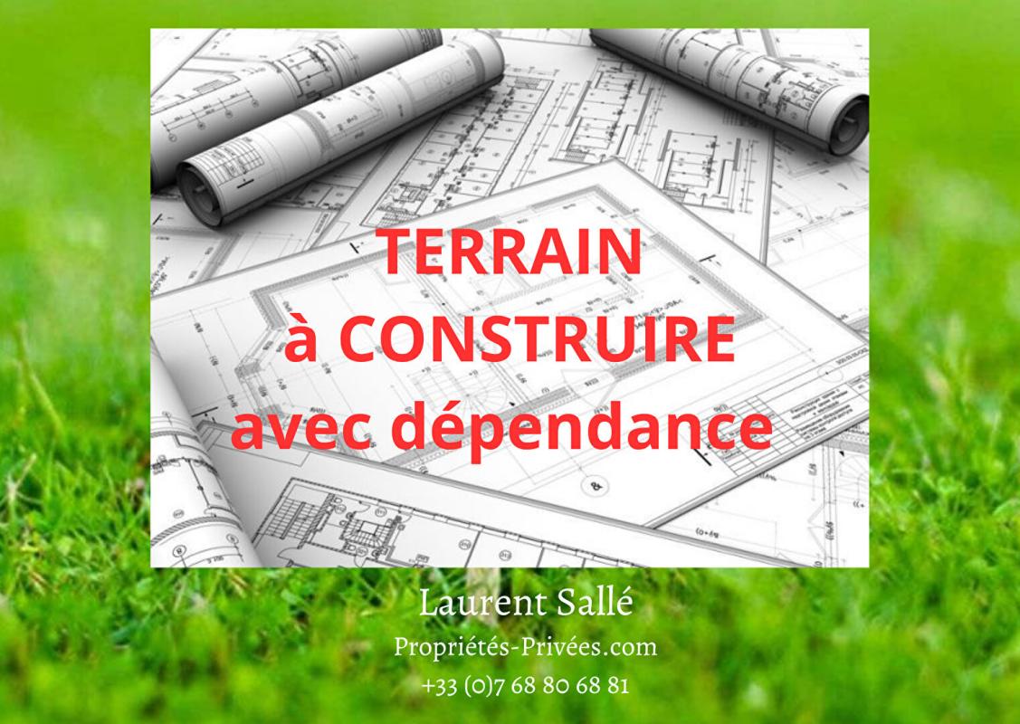 QUESTEMBERT Terrain constructible de 1 400 m² avec dépendance 1