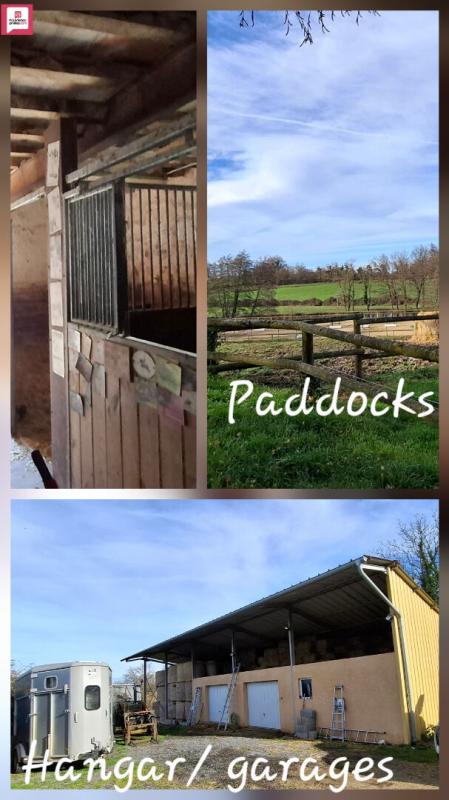 SAINT-ANDRE-D'HUIRIAT Propriété équestre  dans l 'Ain sur 11 hectares 9