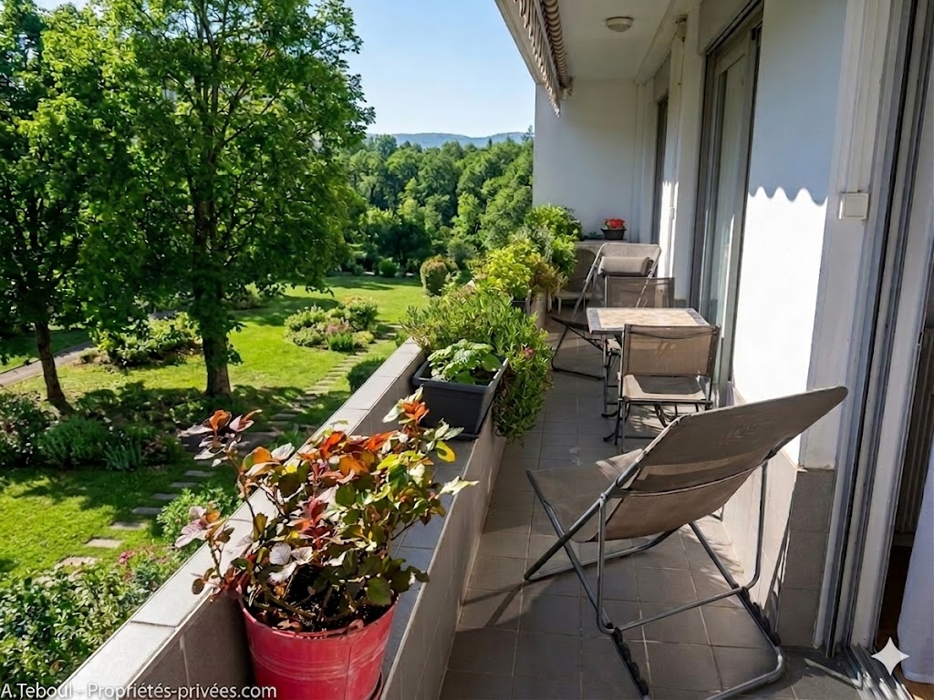 VILLEURBANNE Villeurbanne : "Coeur gratte ciel "  Grand T3 de  77 m2, Refait entièrement à neuf, avec Jardin & Balcon 1