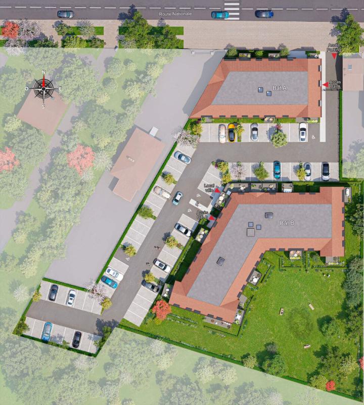 CHERENG Chereng  Appartement 2 chambres  70 m2 2