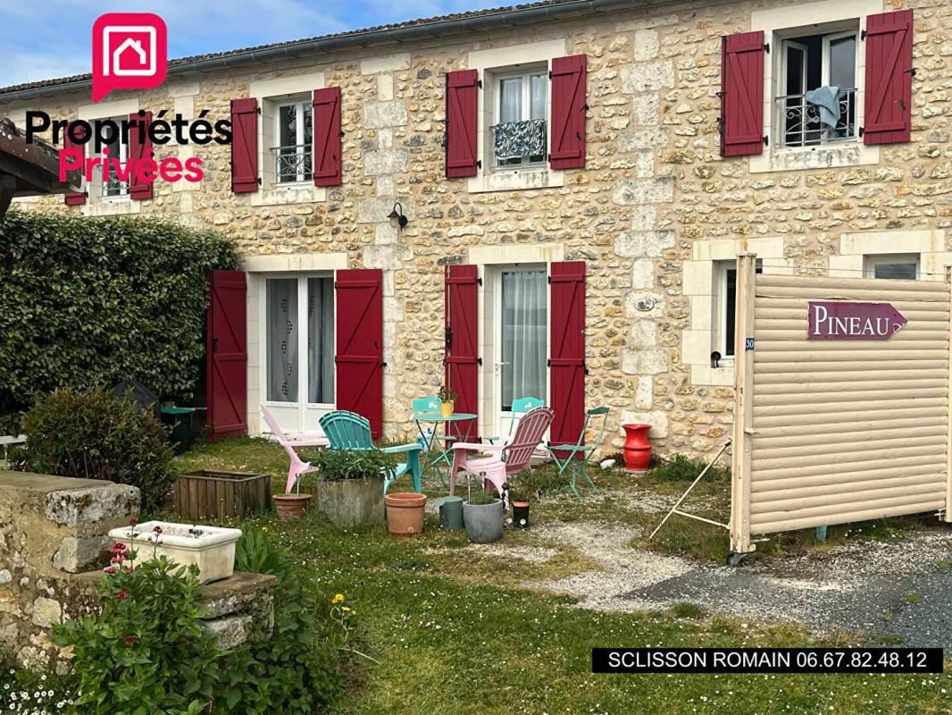 CHAMPAGNE Longère en pierre  Champagne - 4  logements individuels - 16 pièces -  345 m2 - PRIX 592 743 HAI 9