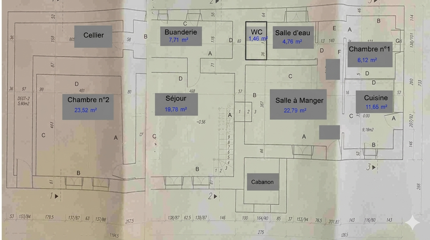 BAUGÉ-EN-ANJOU Maison d'environ 126 m2 située à 5 minutes de Baugé direction Angers 10