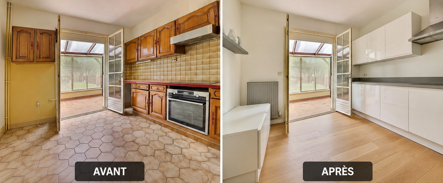 SAINT-AVIT-SAINT-NAZAIRE Plain-pied lumineux avec véranda 23 m² sur jardin clos ? Pays Foyen 15