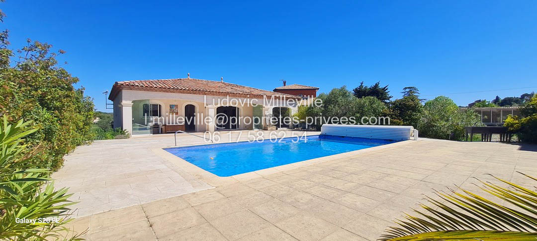 FOUZILHON Villa de 120m²+veranda de 15m², grand garage 73m², piscine/pool à house sur 1033 m² de terrain 16