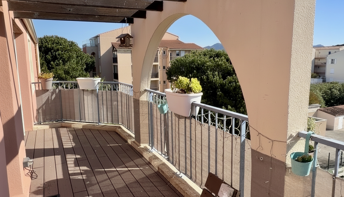 FREJUS Superbe appartement 4 pièces dernier étage avec terrasse et piscine 7