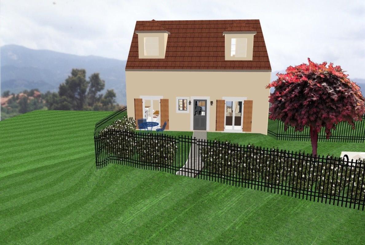 CHAMPAGNE-SUR-OISE À vendre - Terrain à bâtir viabilisé de 372 m² à Champagne-sur-Oise 3