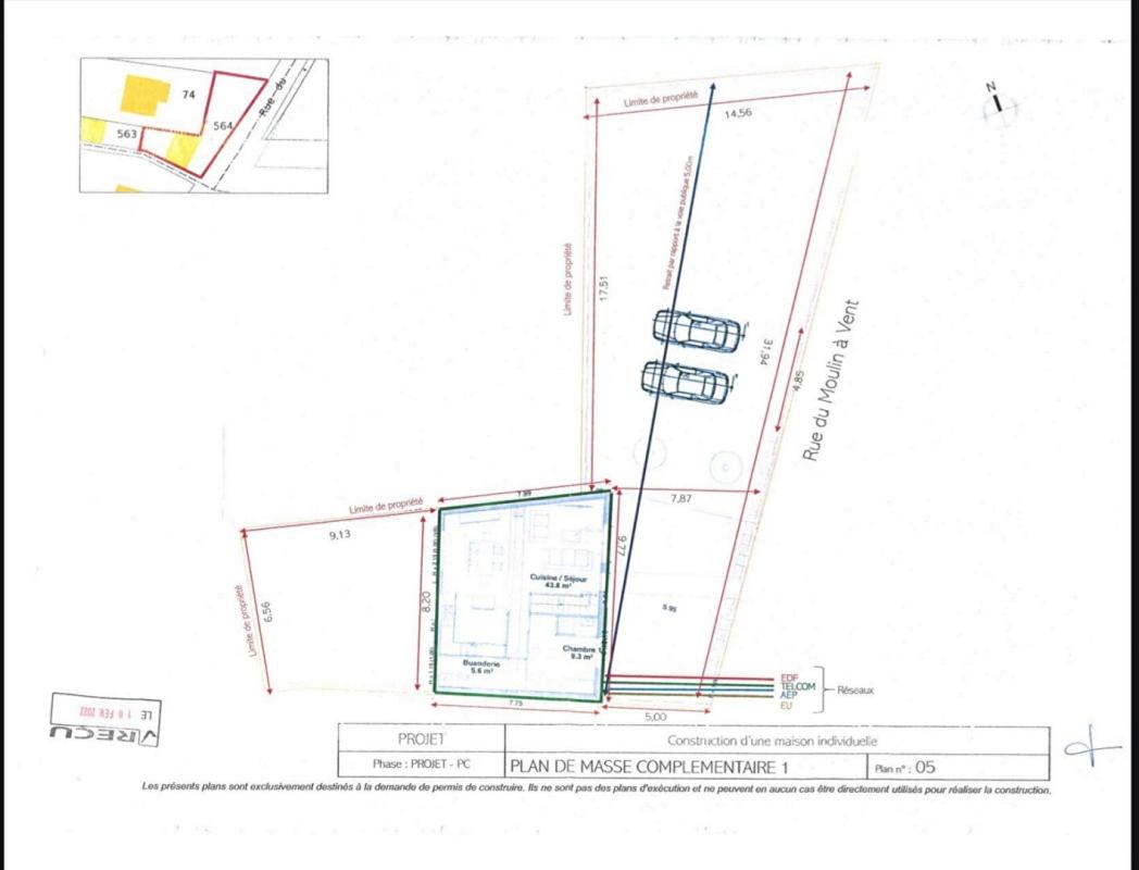 CHAMPAGNE-SUR-OISE À vendre - Terrain à bâtir viabilisé de 372 m² à Champagne-sur-Oise 7