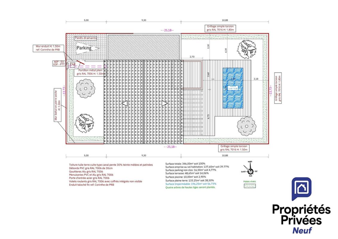 NARBONNE Maison Narbonne 4 pièce(s) 127.65 m2 3