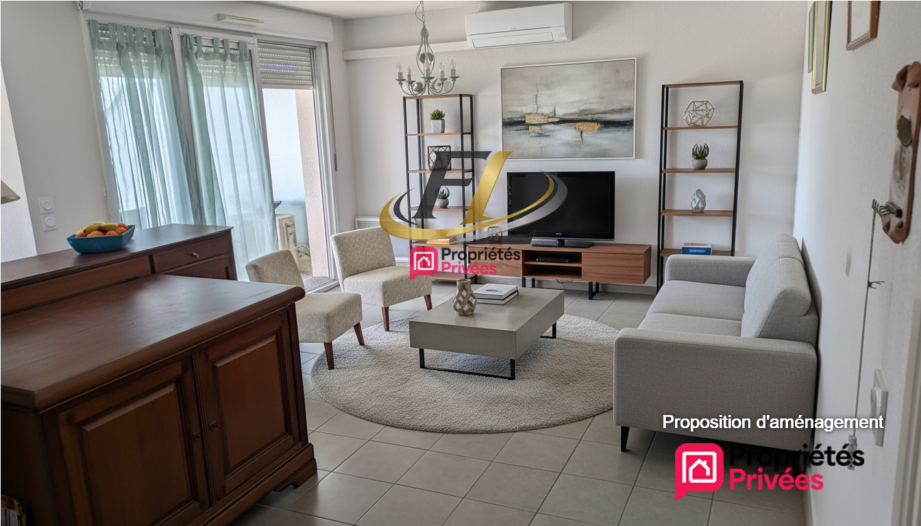 CANET-EN-ROUSSILLON F3 de 60.57 m2 avec terrasse et parking privé à Canet en Roussillon 5