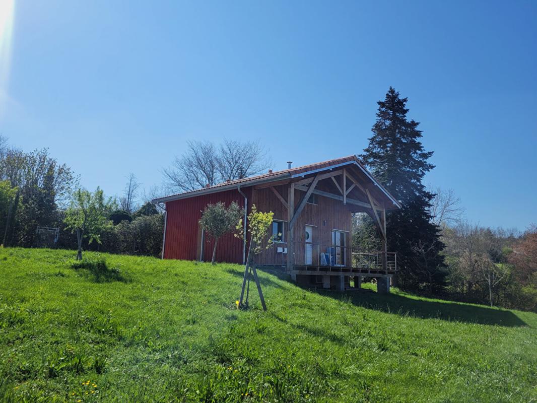 SOREZE 81540 - Sorèze - Chalet bois récent au pied de la Montagne Noire- 3 pièces- 68 m² sur terrain de 1491m² 1