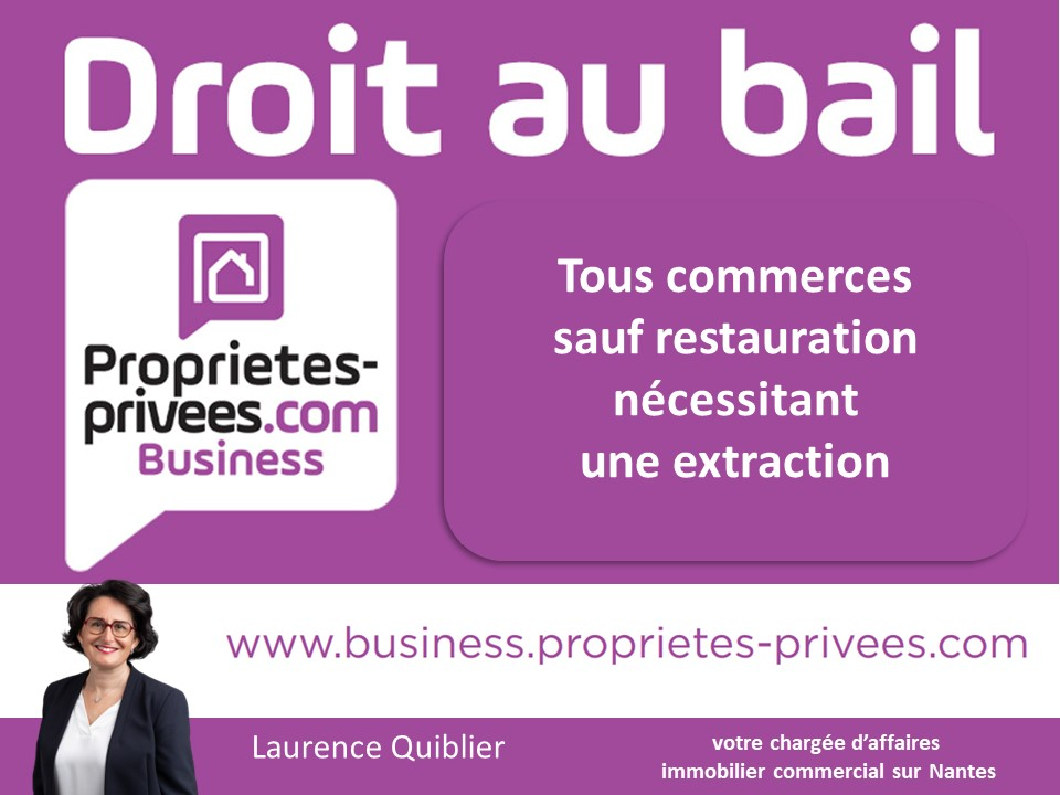 NANTES 44000 NANTES - BAIL A CEDER, LOCAL  81 M²  - QUARTIER BRETAGNE 2