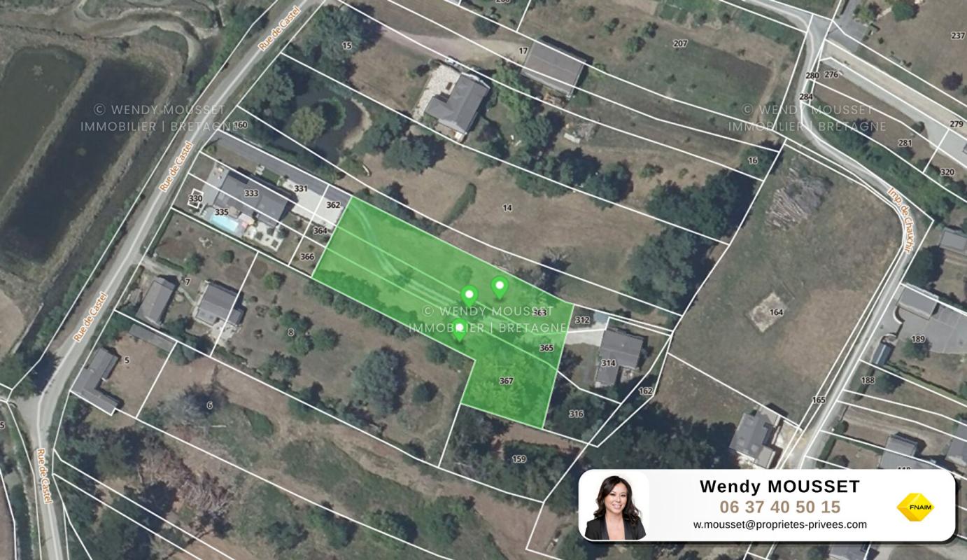 LE TOUR-DU-PARC Grand terrain naturel en bord de mer - Cadre exceptionnel et préservé 3