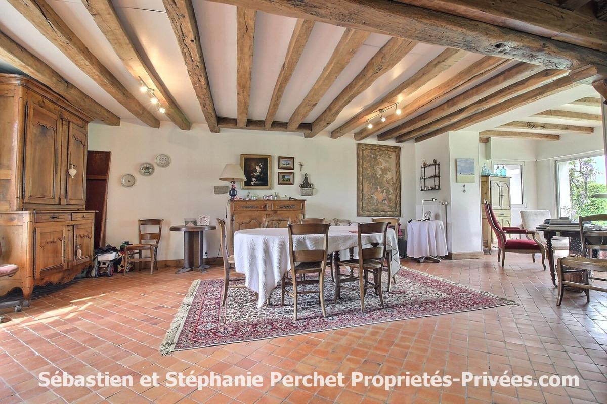 GIDY 45520: Gidy : Longère pleine de charme de 176 m² - 4 chambres - grange attenante - terrain 2 000 m² 5