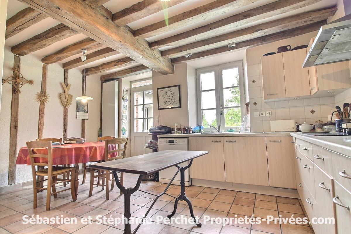 GIDY 45520: Gidy : Longère pleine de charme de 176 m² - 4 chambres - grange attenante - terrain 2 000 m² 6