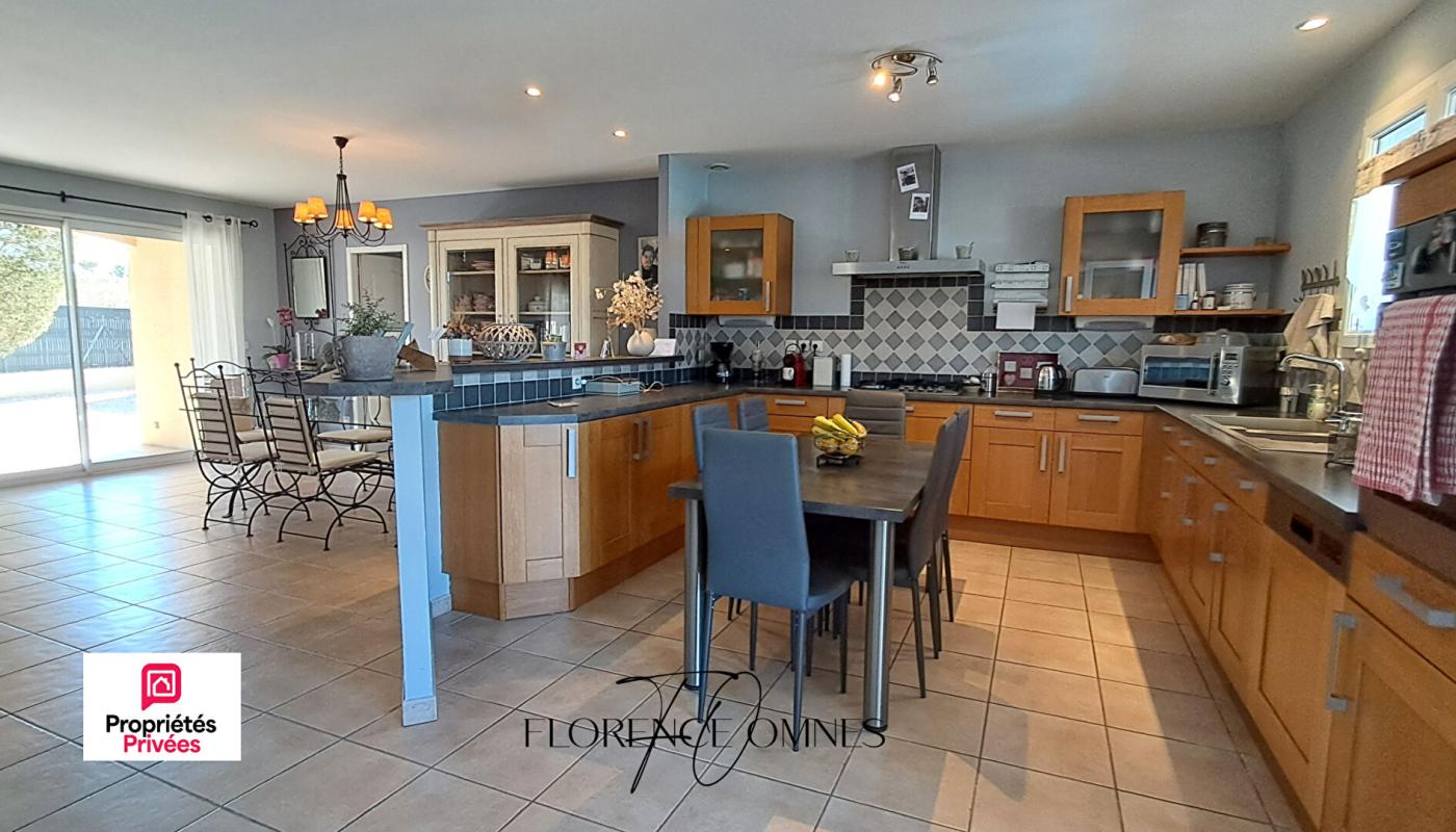 TREBES TREBES - VILLA 114M2 - PLAIN-PIED AVEC PISCINE  - 3 chambres - 8