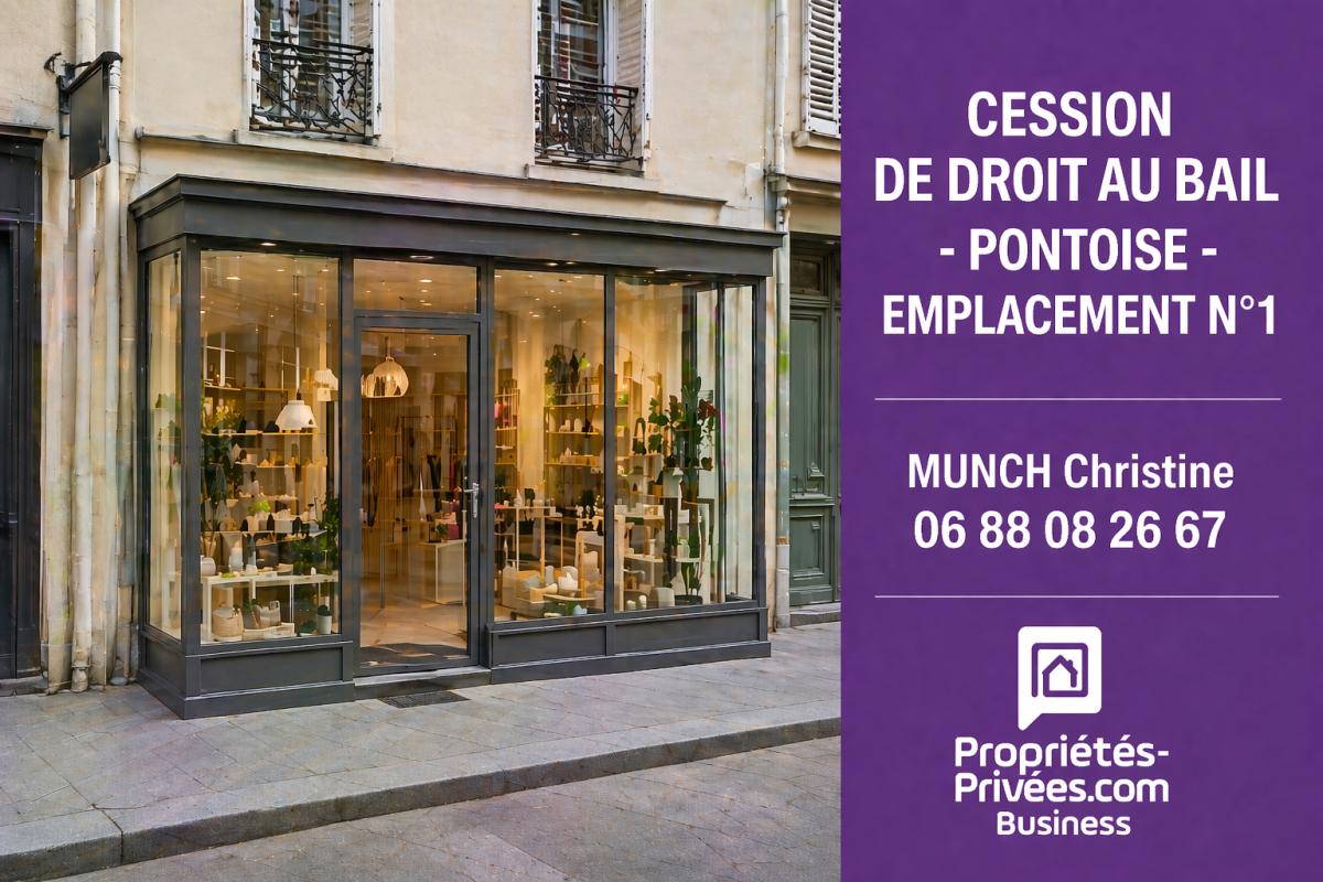 PONTOISE PONTOISE - EMPLACEMENT N°1 - LOCAL COMMERCIAL 51 M², LOYER ATTRACTIF 1