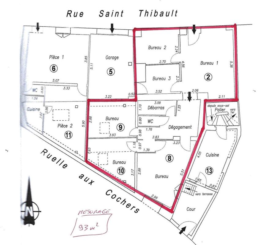 DREUX 28100 DREUX - MURS COMMERCIAUX, LOCAL 93 m² 6