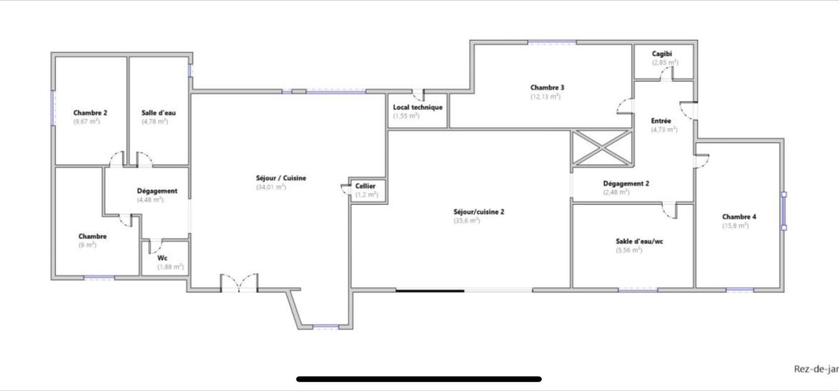 FIGANIERES VILLA INDIVIDUELLE AVEC APPART T3 INDEPENDANT 18