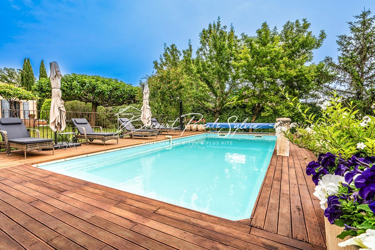 BEDOIN Charmante maison provençale avec piscine sur terrain 1345m2 arboré 16